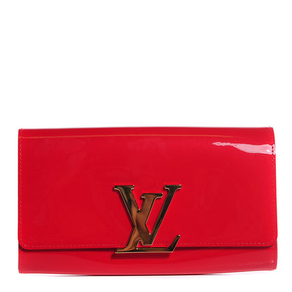 Louis Vuitton Patent Louise Clutch Rouge 1 of 7
