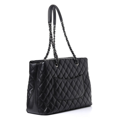 Chanel Caviar Quilted City Shopping Tote Black 4 of 8