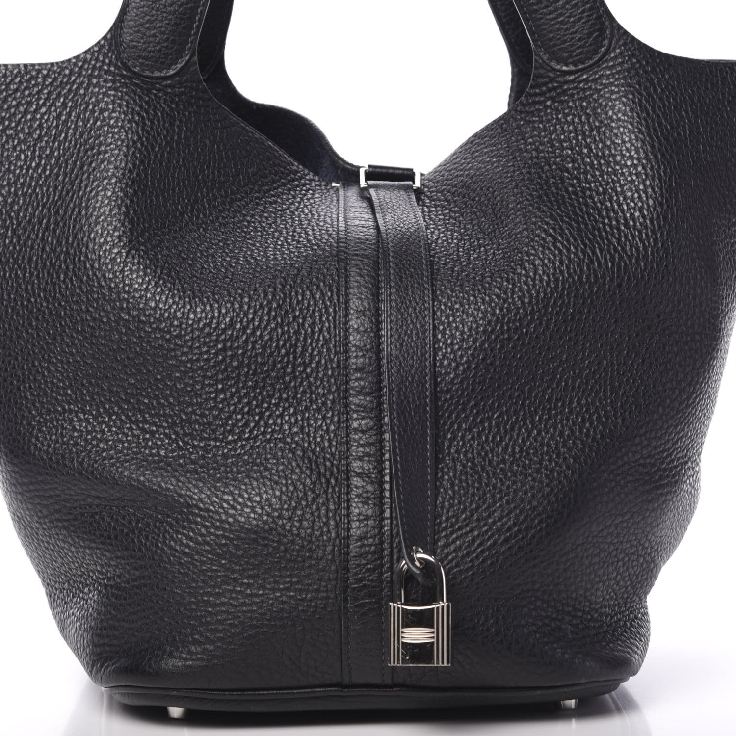 Hermes Taurillon Clemence Picotin Lock 26 GM Indigo 7 of 13