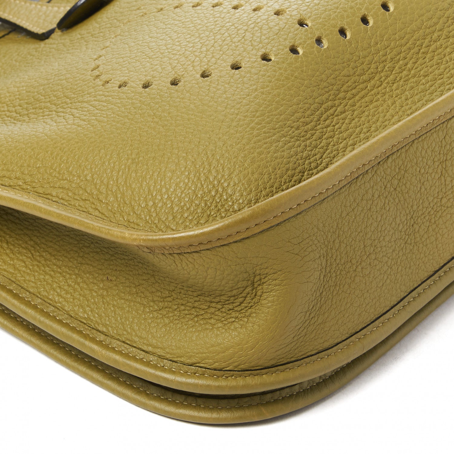 Hermes Taurillon Clemence Evelyne II PM Vert Chartreuse 5 of 8