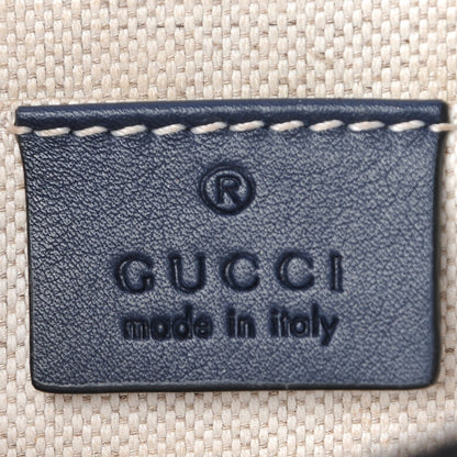 Gucci Moon Calfskin Bamboo Web Medium Dionysus Top Handle Bag Blue Emerald Hibiscus Red 7 of 10