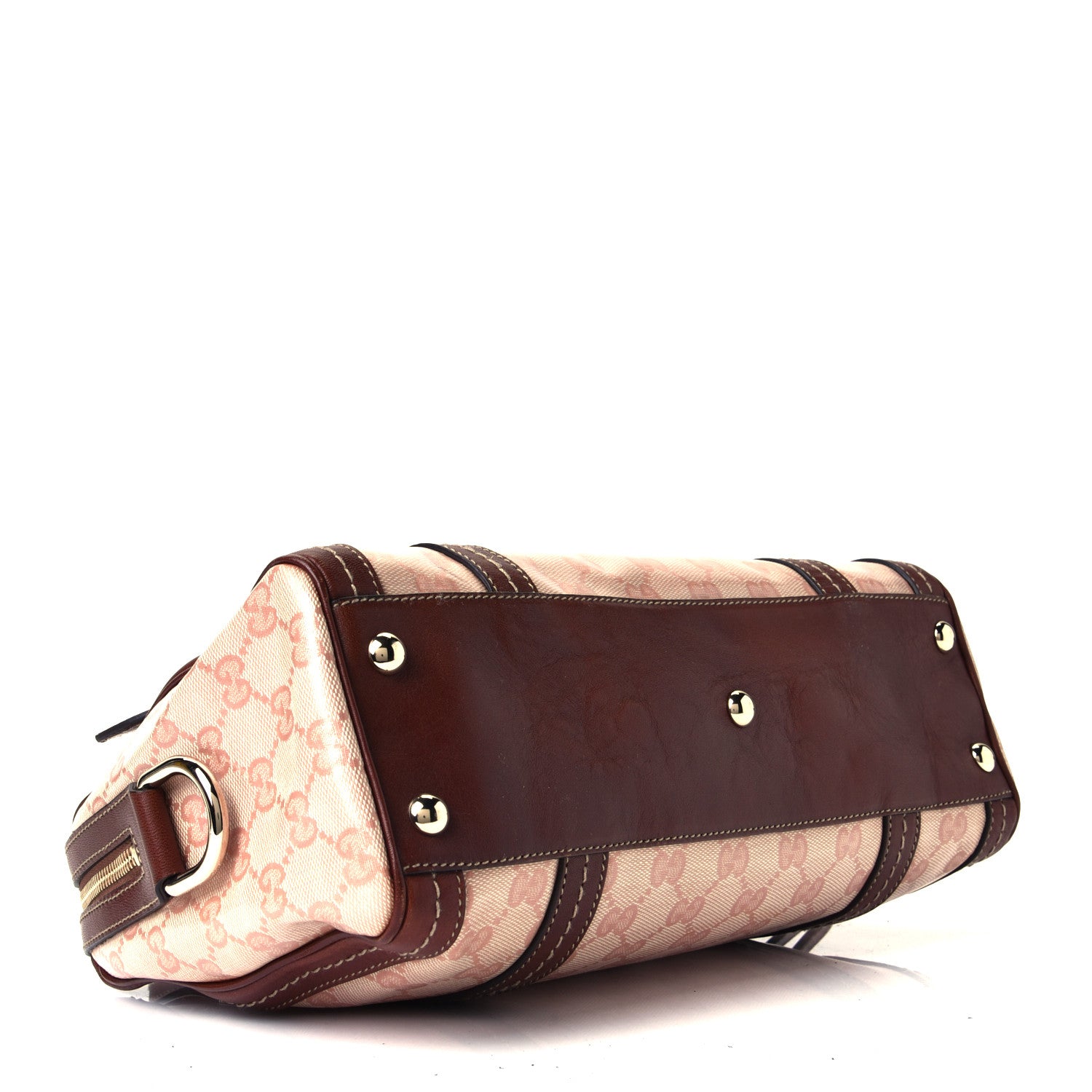 Gucci Crystal Monogram Duchessa Boston Bag Pink 3 of 6