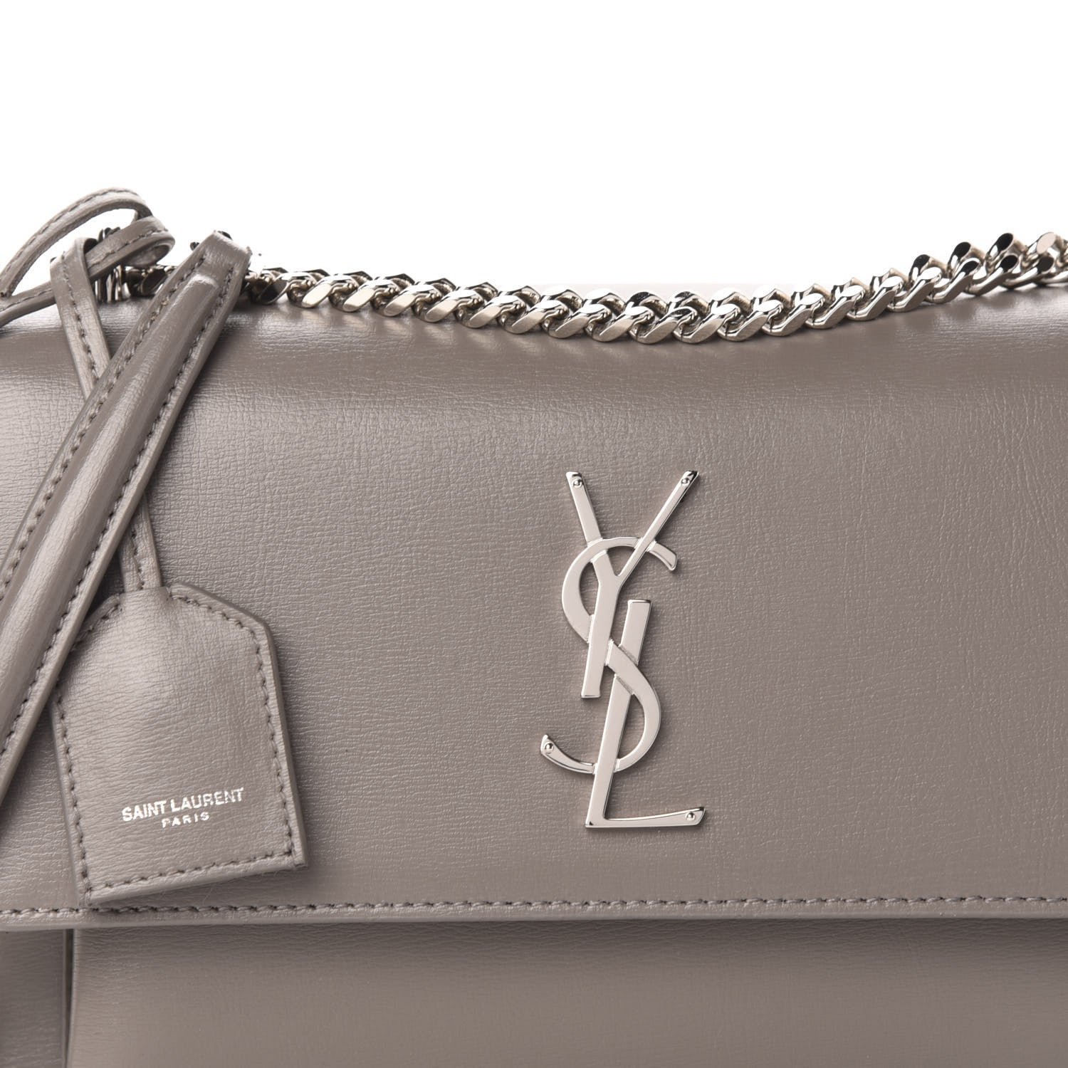 Saint Laurent Calfskin Medium Monogram Sunset Fog 10 of 10
