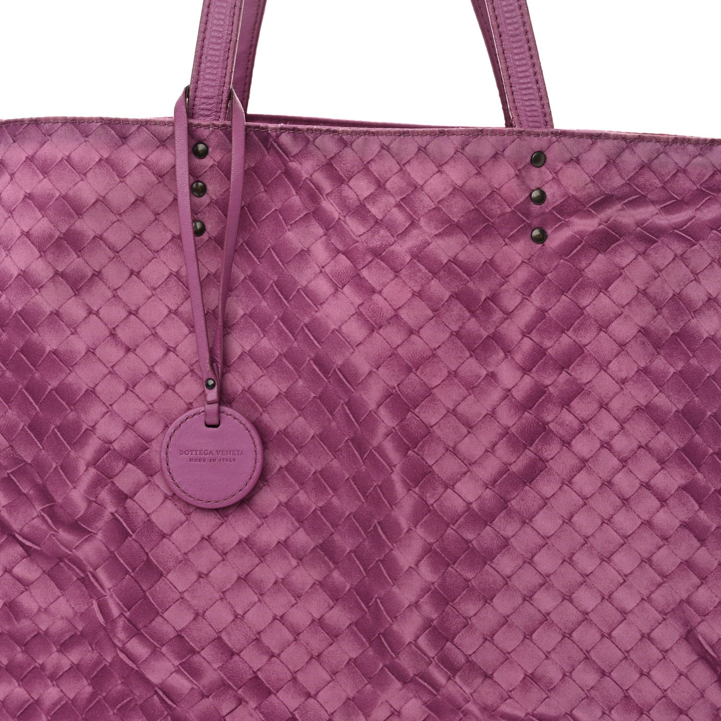 Nylon Large Intrecciolusion Tote Corallo