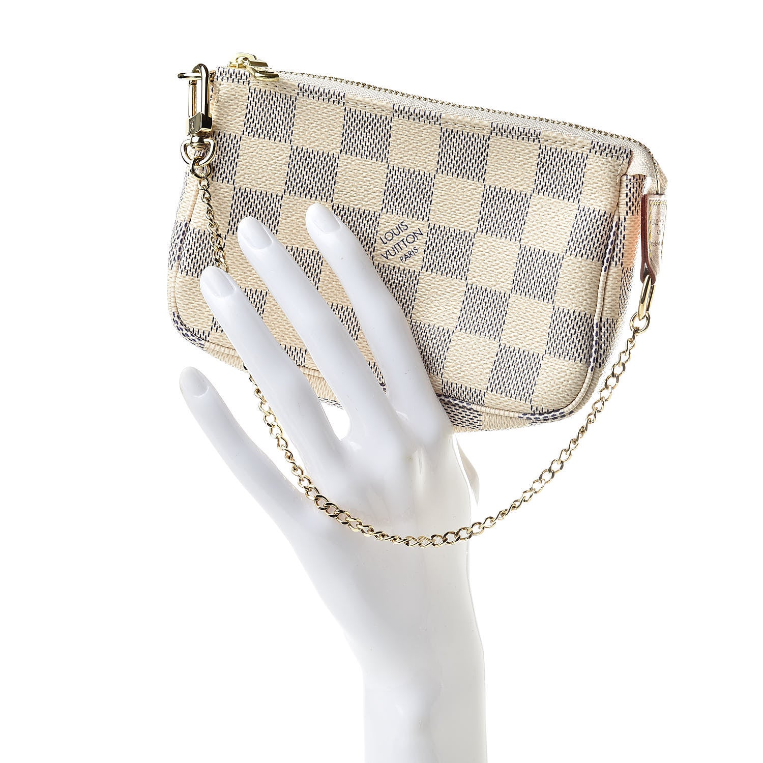 Louis Vuitton Damier Azur Mini Pochette Accessories 2 of 8