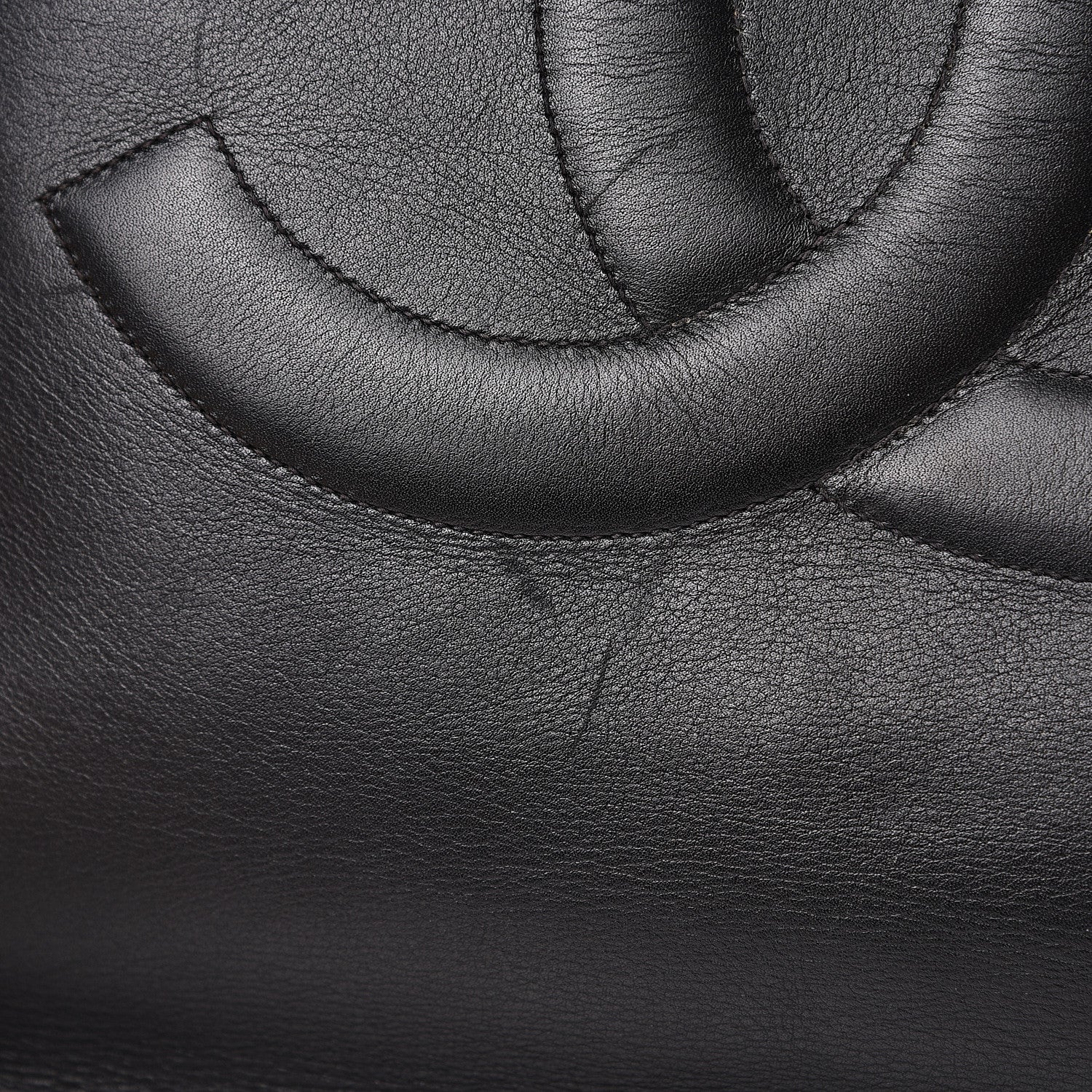 Chanel Lambskin CC Tote Black 18 of 18