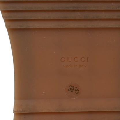 Gucci Monogram Maxi GG Angelina Platform 55mm Slide Sandals 39.5 Camel Ebony 8 of 11
