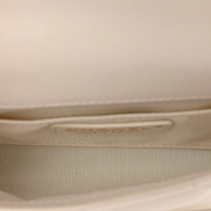 Chanel Lambskin Quilted Mini My Precious Waist Bag White 6 of 12