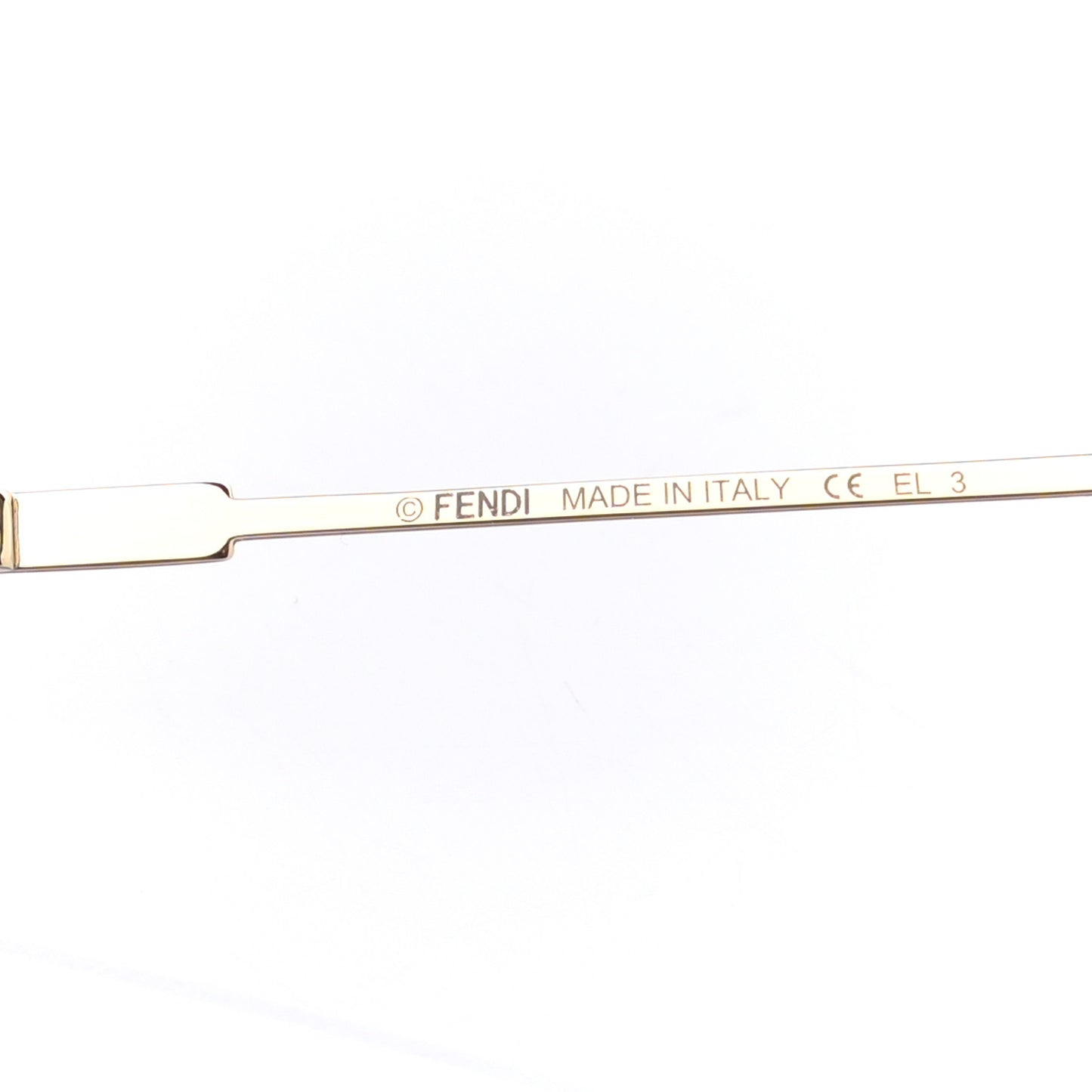 Metal Eyeline Aviator Sunglasses FF M0074/S Gold