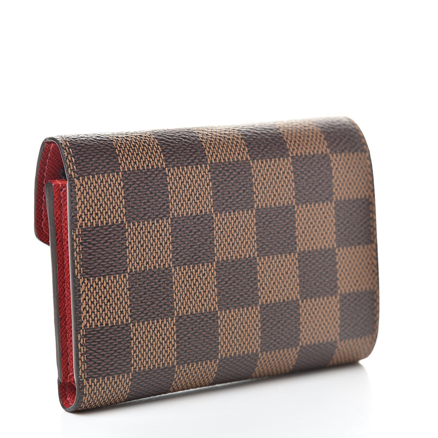 Louis Vuitton Damier Ebene Victorine Wallet Cherry 3 of 8
