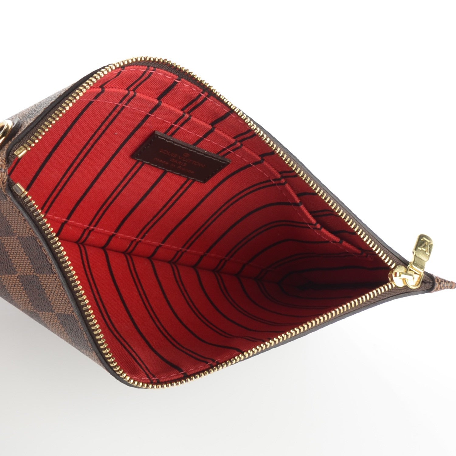 Louis Vuitton Damier Ebene Neverfull MM GM Pochette 5 of 7