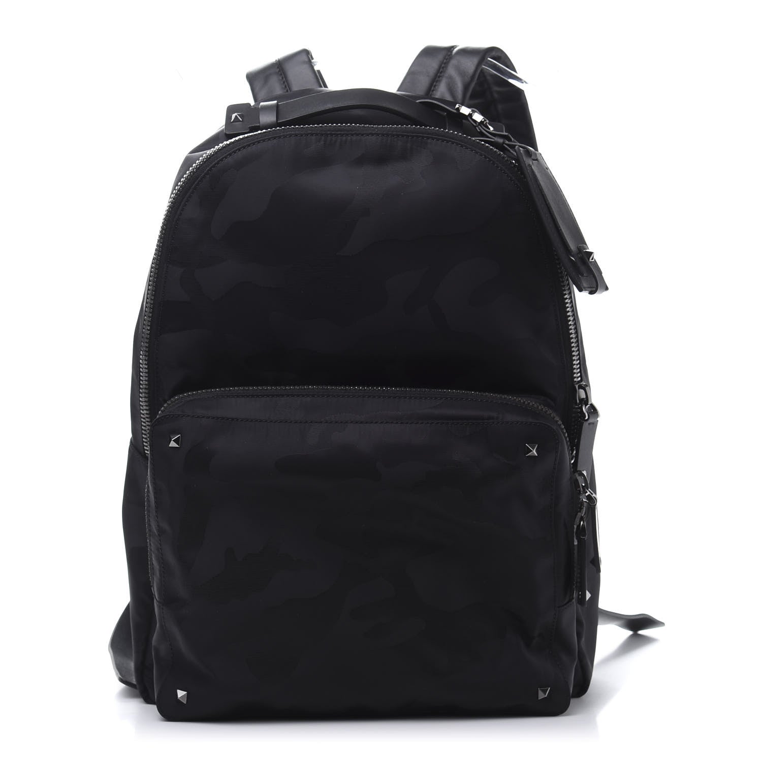 Valentino Garavani Nylon Camouflage Backpack Black 1 of 10