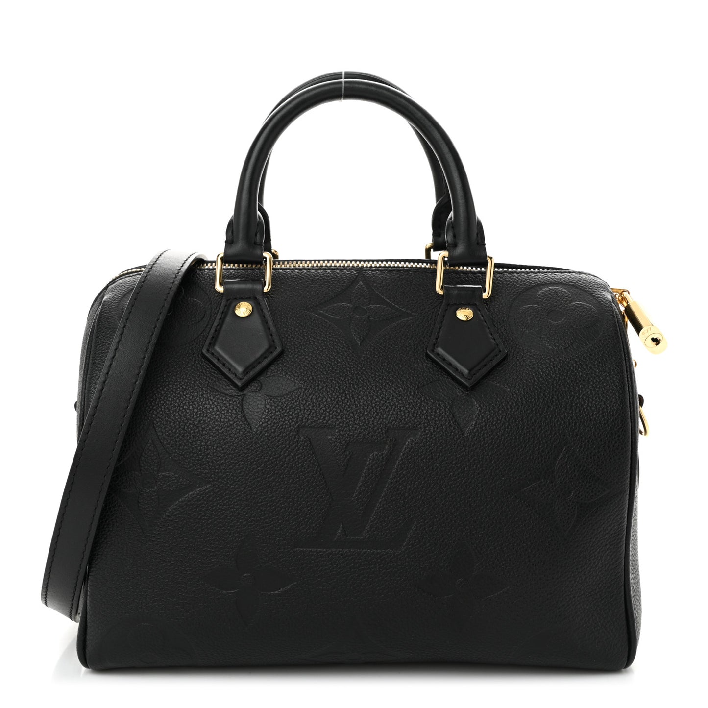 Empreinte Monogram Giant Speedy Bandouliere 25 Black