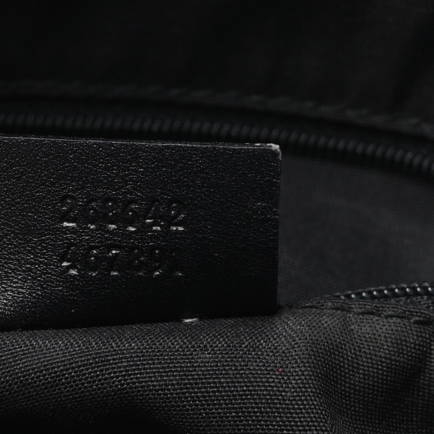Calfskin Horsebit Embossed Abbey Messenger Black
