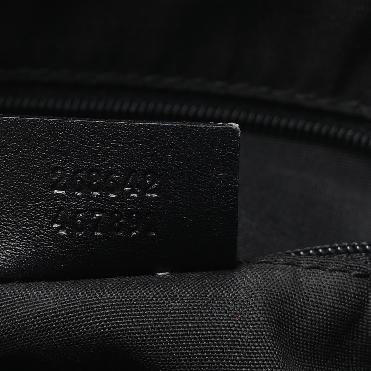 Gucci Calfskin Horsebit Embossed Abbey Messenger Black 7 of 9
