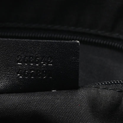 Gucci Calfskin Horsebit Embossed Abbey Messenger Black 7 of 9