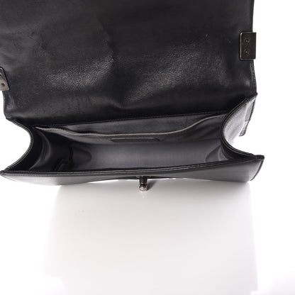 Chanel Calfskin Quilted Medium Boy Flap Black 5 of 13
