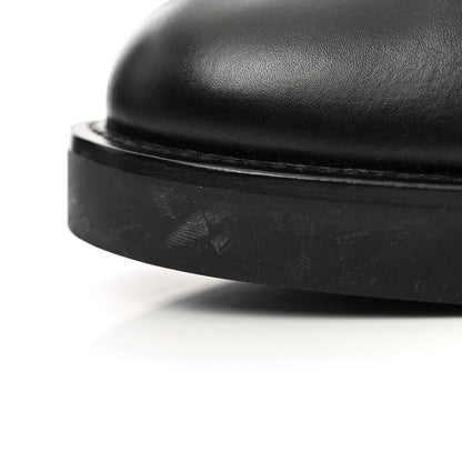 Louis Vuitton Calfskin Monogram Wonderland Flat Ranger Boots 39.5 Black 10 of 10