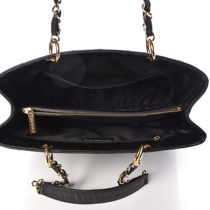 Chanel Caviar Quilted Grand Shopping Tote GST Black 5 of 9