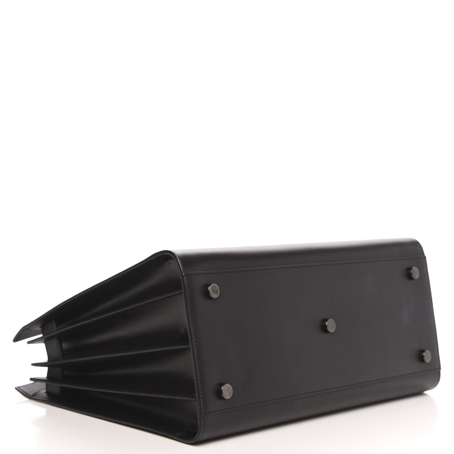 Calfskin Small Sac De Jour Black
