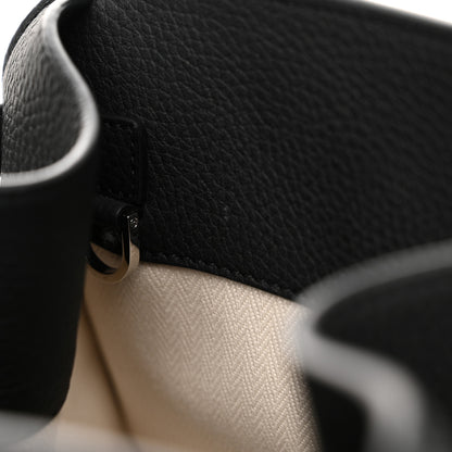 The Row Grained Calfskin Soft Margaux 10 Bag Black 10 of 10