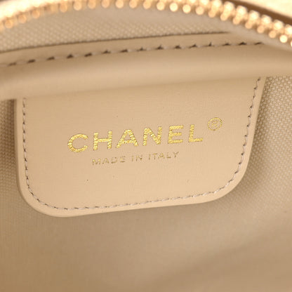 Chanel Suede Calfskin Large Perfect Bowling Bag Dark Beige 6 of 11