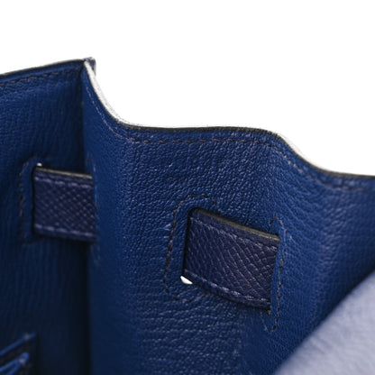 Hermes Epsom Kelly Sellier 32 Bleu Saphir 7 of 11