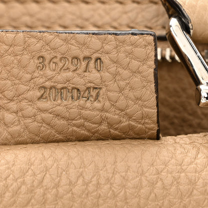 Gucci Soft Calfskin Medium Jackie Top Handle Bag Camel 7 of 13