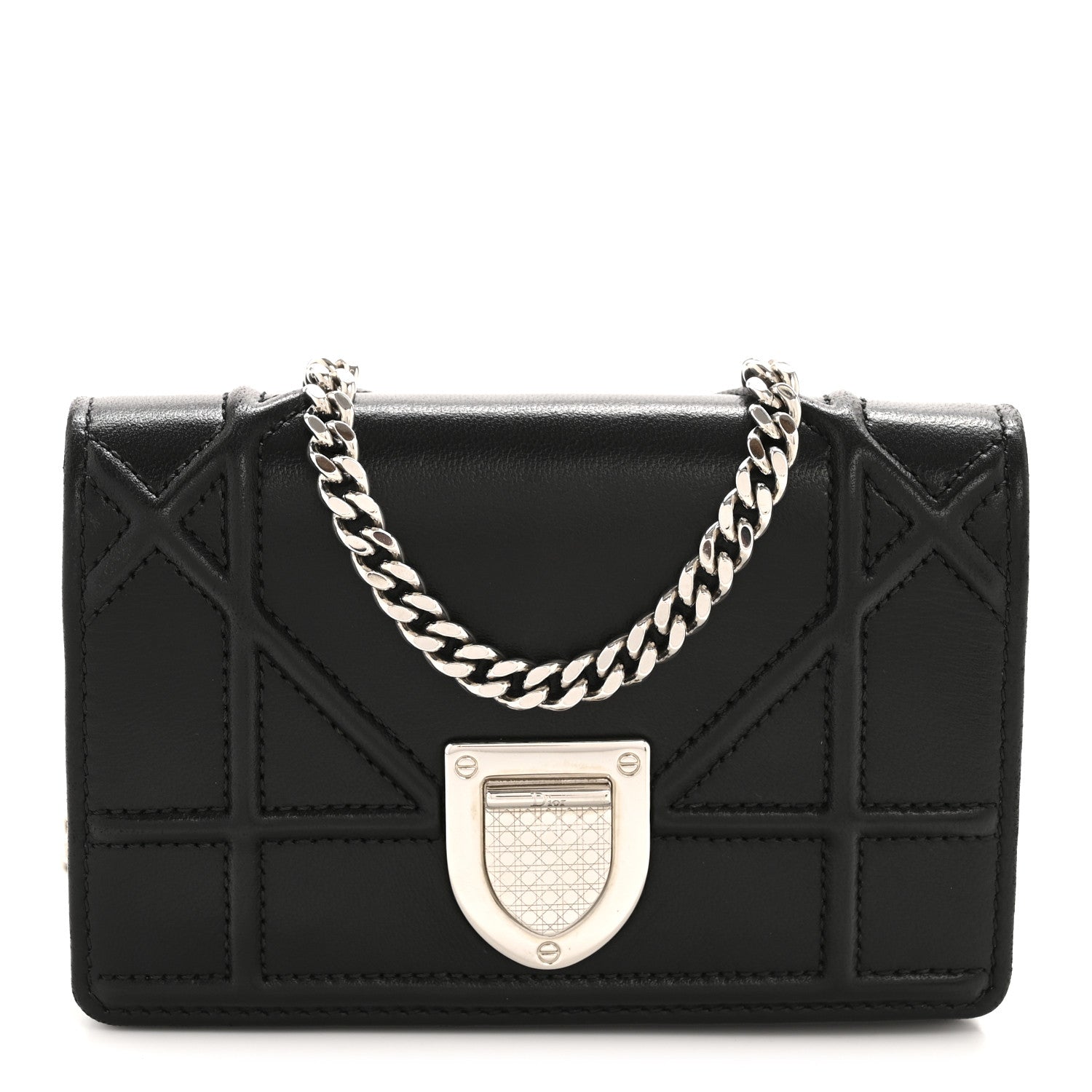 Christian Dior Lambskin Baby Diorama Flap Bag Black 1 of 13