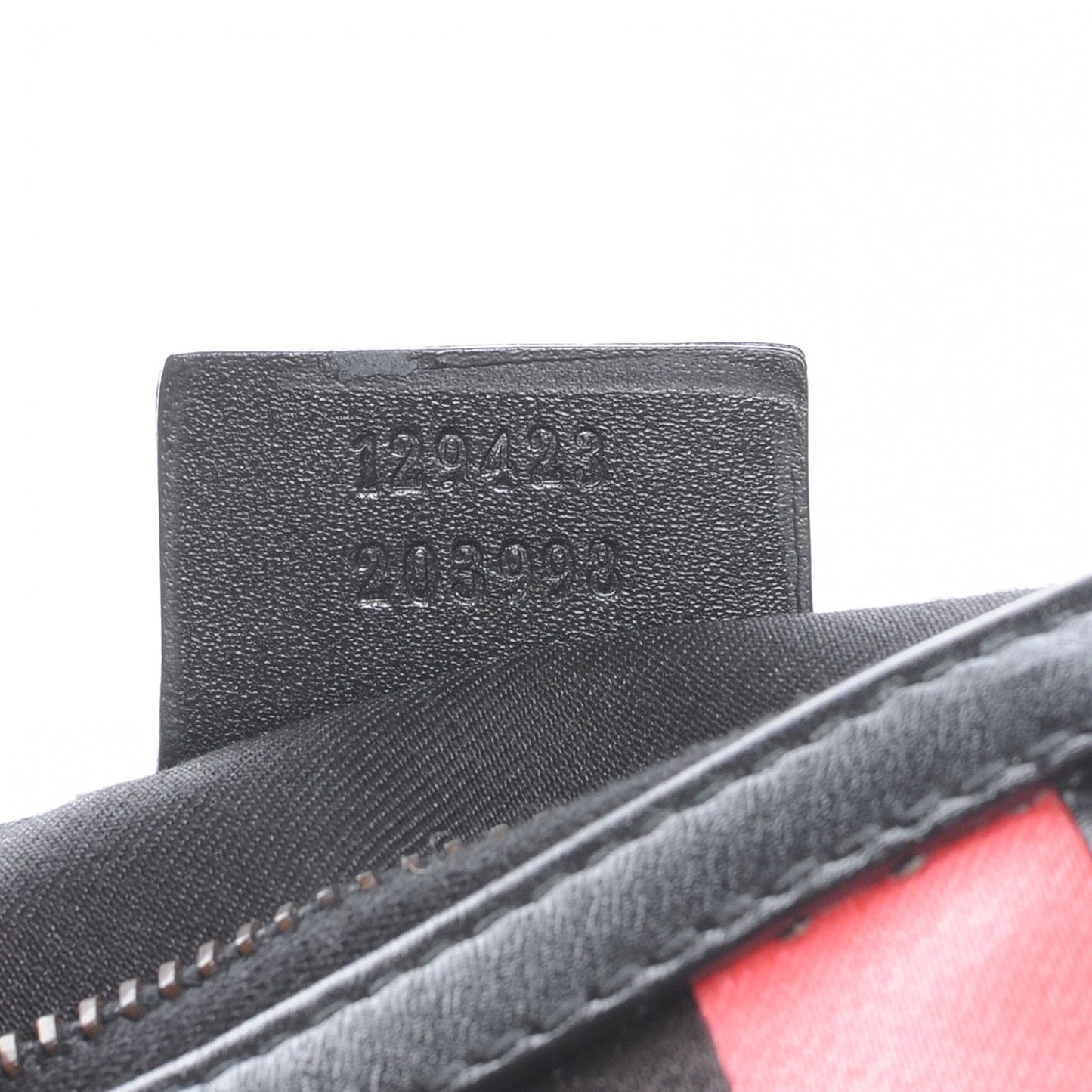 Monogram Web Clutch Black