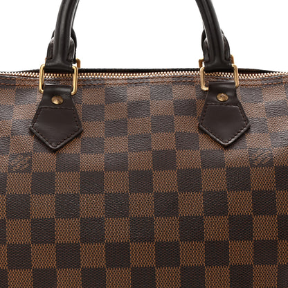 Louis Vuitton Damier Ebene Speedy 30 7 of 14
