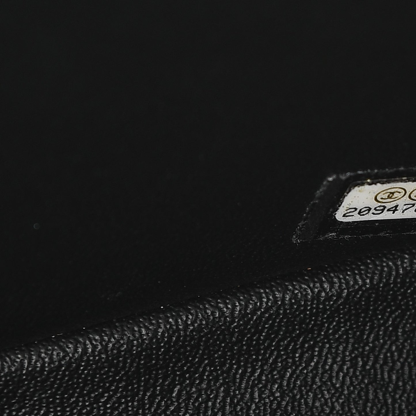 Lambskin Chevron Quilted Jumbo Double Flap So Black