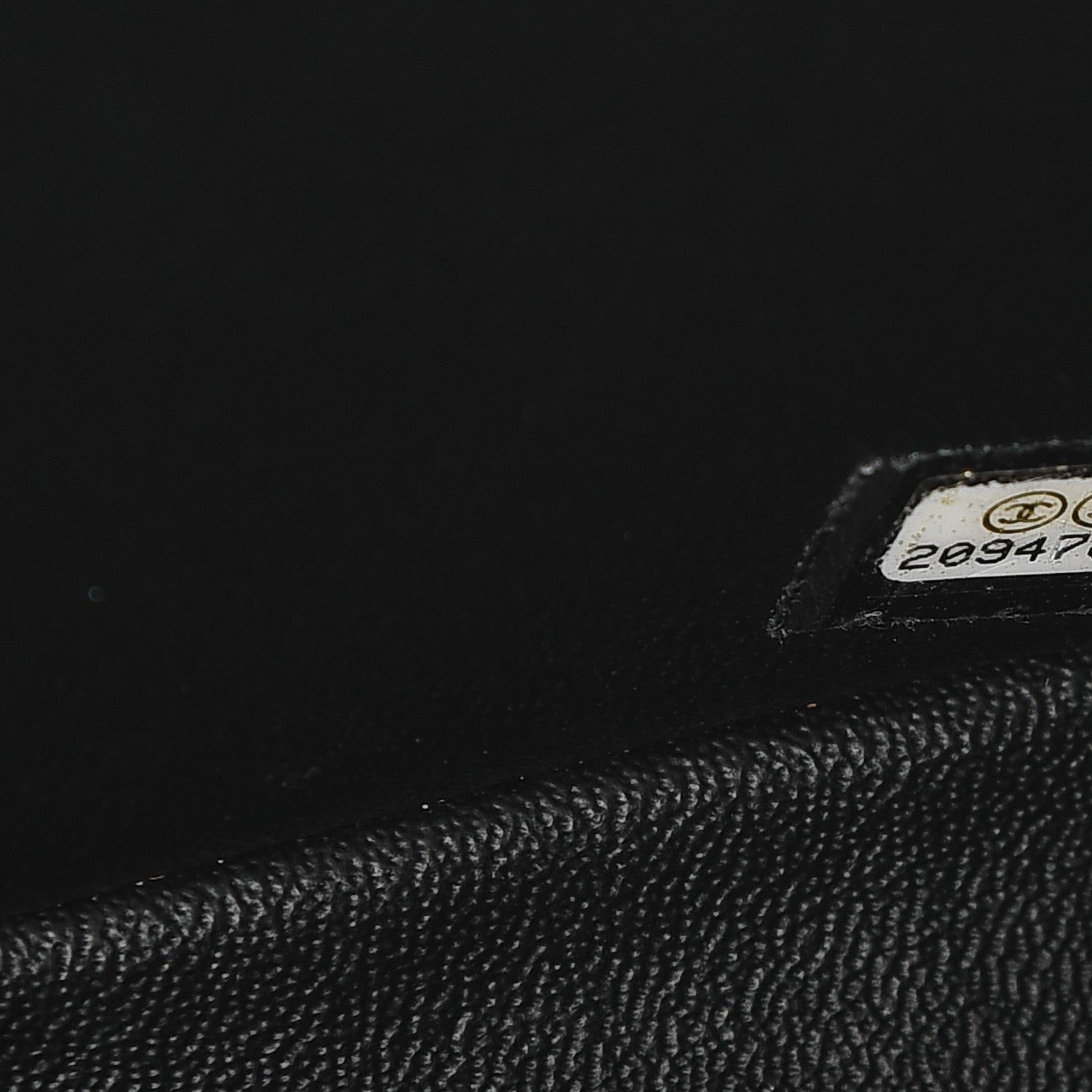 Chanel Lambskin Chevron Quilted Jumbo Double Flap So Black 8 of 15
