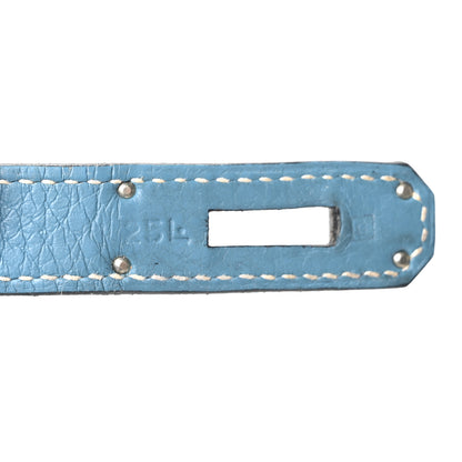 Hermes Taurillon Clemence BIRKIN 35 Blue Jean 7 of 10