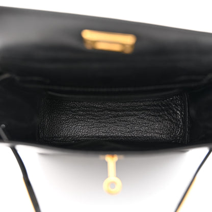 Hermes Box Kelly Ado 20 Backpack Black 5 of 11