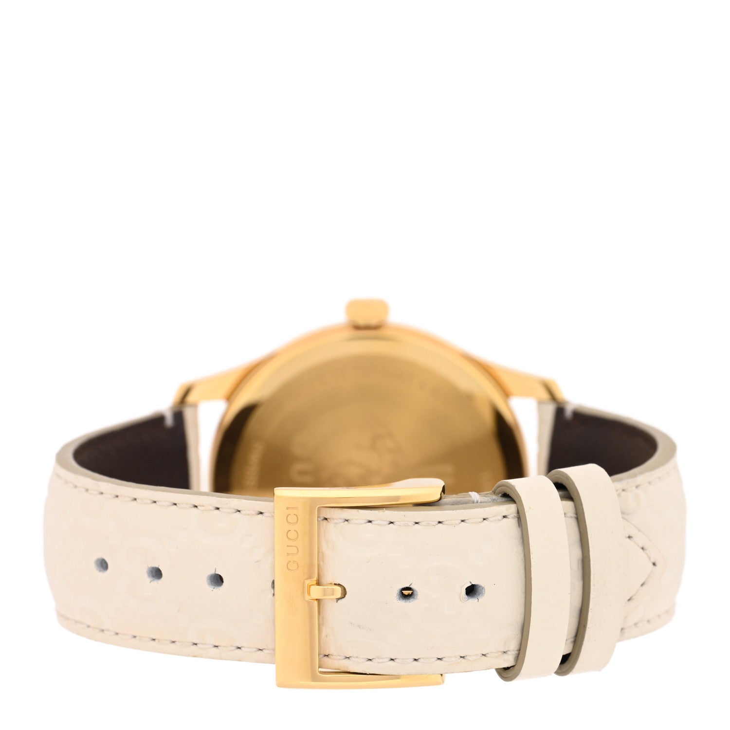Gucci Stainless Steel Calfskin 38mm G-Timeless Quartz Watch White 3 of 5