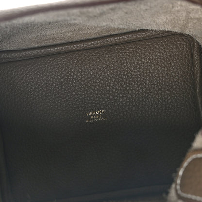 Hermes Taurillon Clemence Picotin Lock 18 PM Etoupe 5 of 11