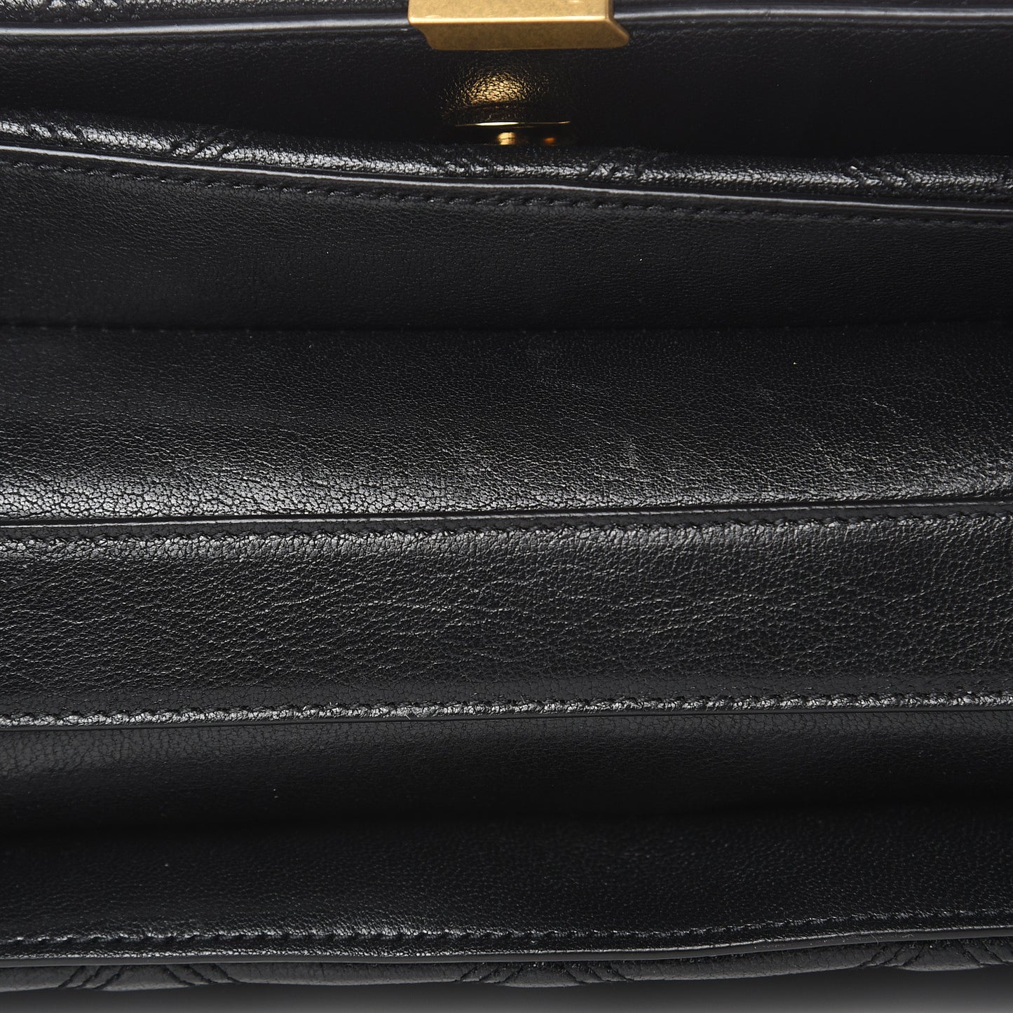 Lambskin Quilted Small Becky Chain Bag Black
