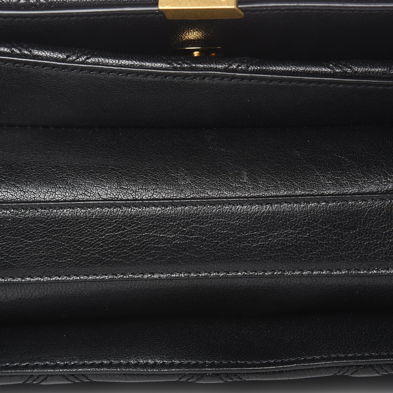 Saint Laurent Lambskin Quilted Small Becky Chain Bag Black 9 of 9
