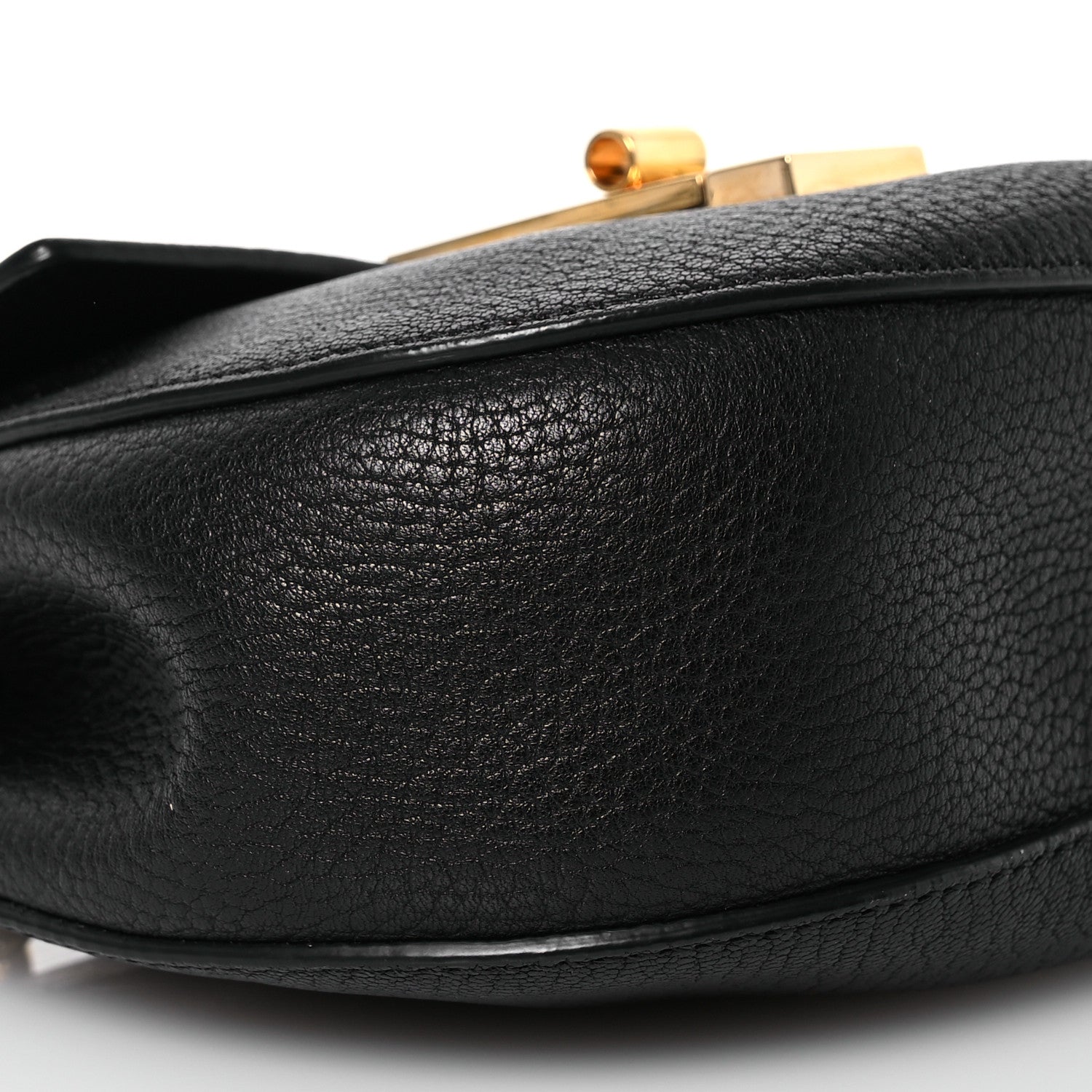 Chloe Goatskin Mini Drew Shoulder Bag Black 9 of 12