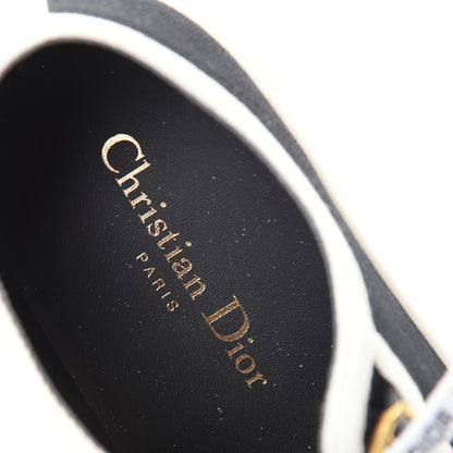 Christian Dior Canvas Womens Walk'n Dior Low Top Sneakers 37.5 Black 8 of 11