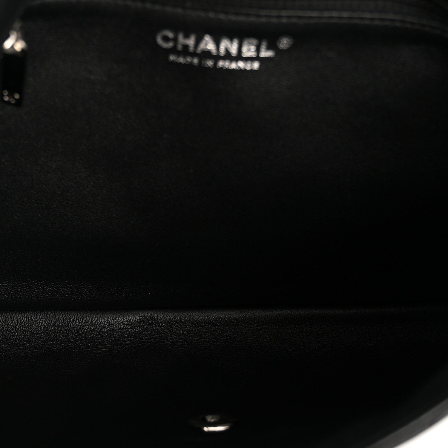 Chanel Lambskin Quilted Flap Clutch Black 5 of 14