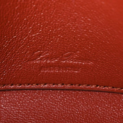 Loro Piana Grained Calfskin Extra Clutch L29 Deep Kummel 5 of 8