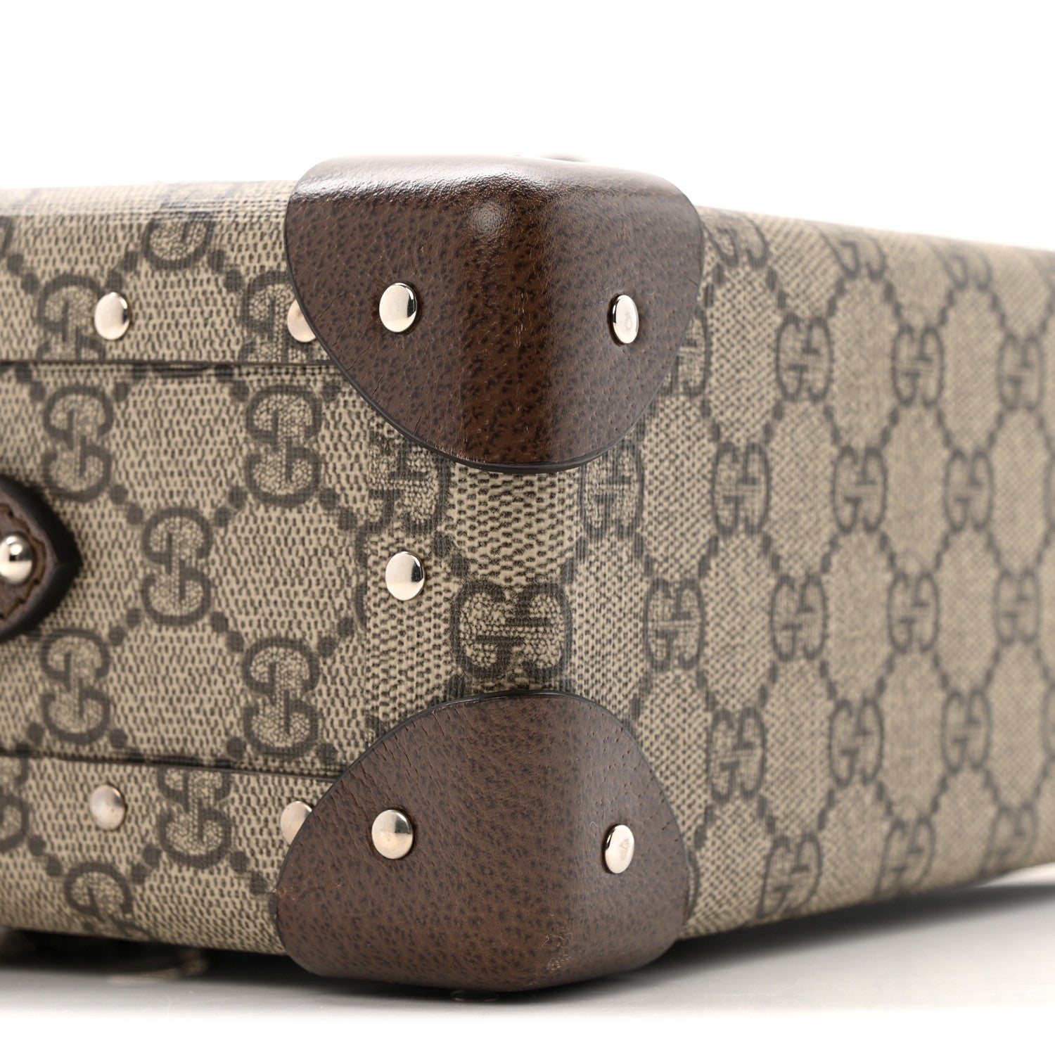Gucci GG Supreme Monogram Globe-Trotter Beauty Case Brown 9 of 14