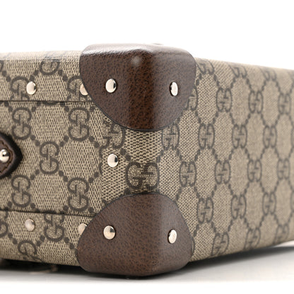 Gucci GG Supreme Monogram Globe-Trotter Beauty Case Brown 9 of 14