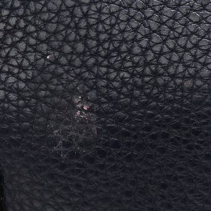 Hermes Taurillon Clemence Double Sens 36 Reversible Tote Bleu Nuit Magnolia 33 of 35