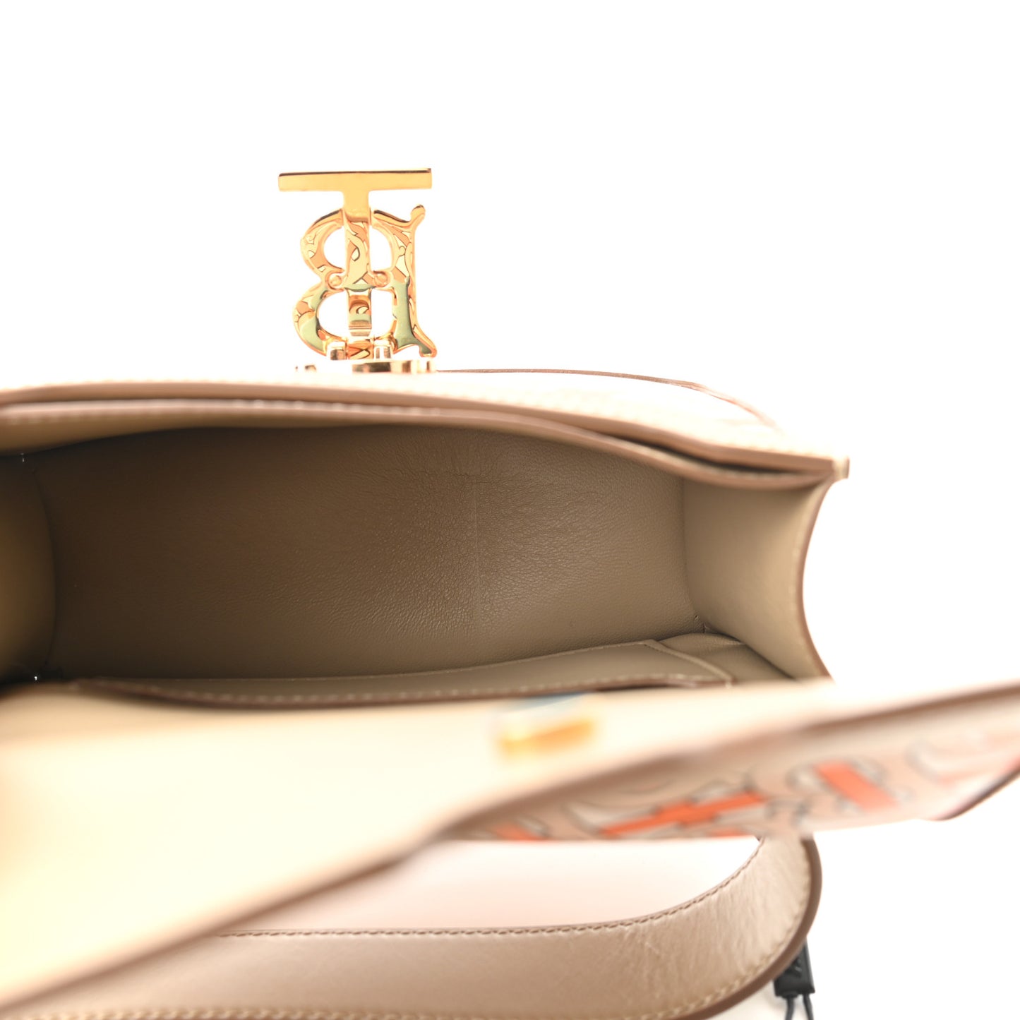 Calfskin Monogram TB Bum Bag Bright Orange