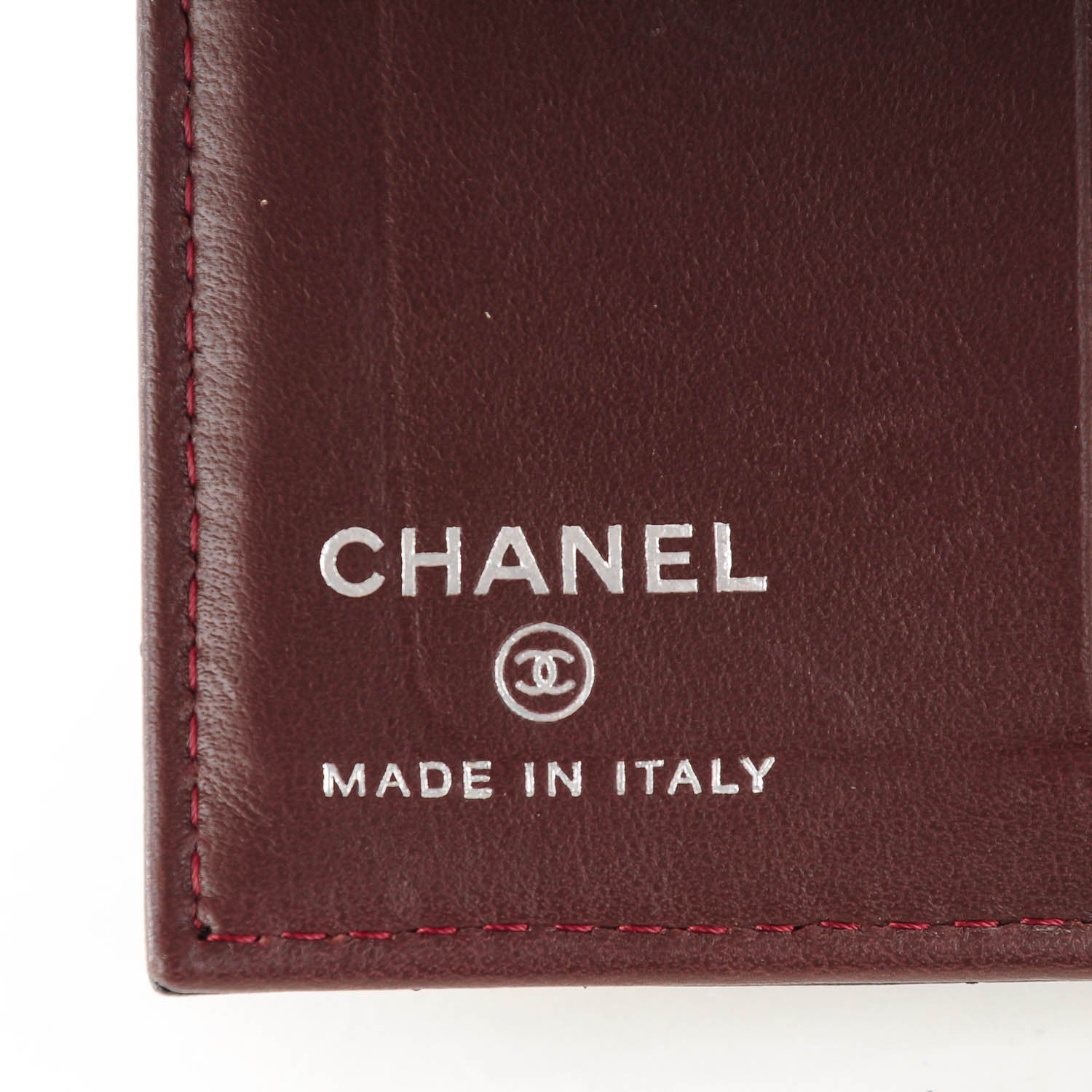 Chanel Lambskin Quilted Card Holder Wallet Black 6 of 7