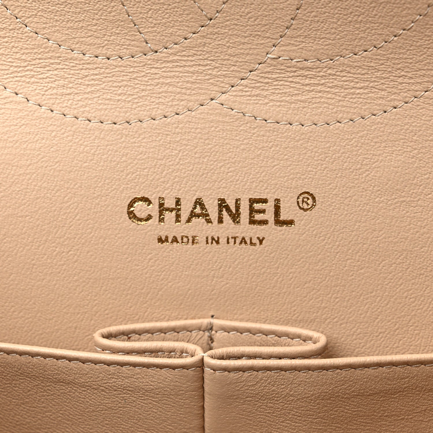 Chanel Lambskin Quilted Jumbo Double Flap Beige Clair 6 of 13
