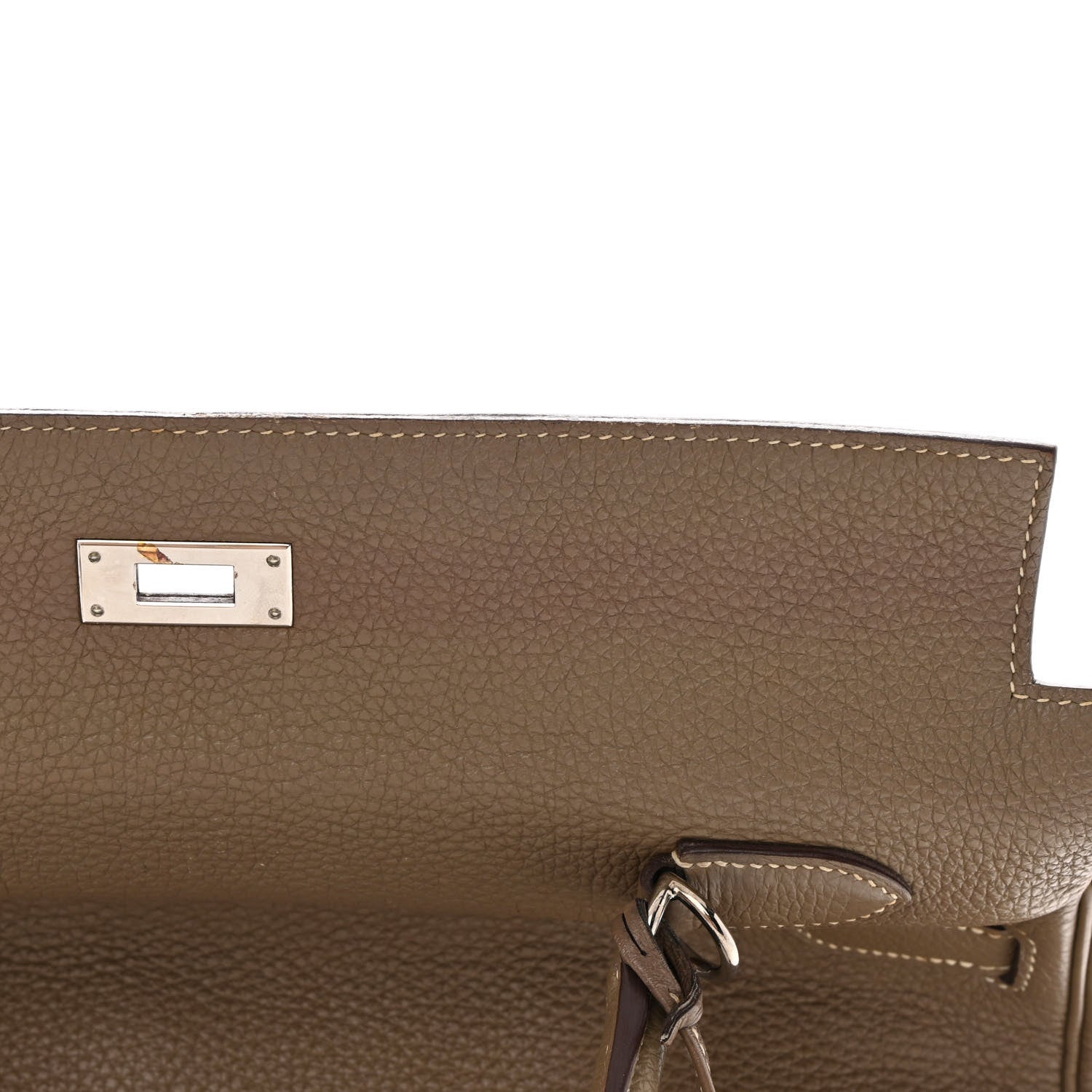 Hermes Togo Kelly Retourne 35 Etoupe 27 of 31